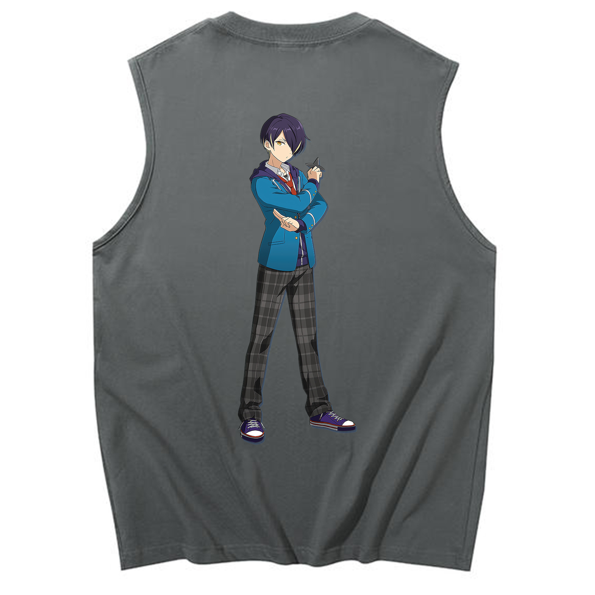（画像用） あんさんぶるスターズ! Ensemble Stars コットン100％タンクトップ（背面プリント）